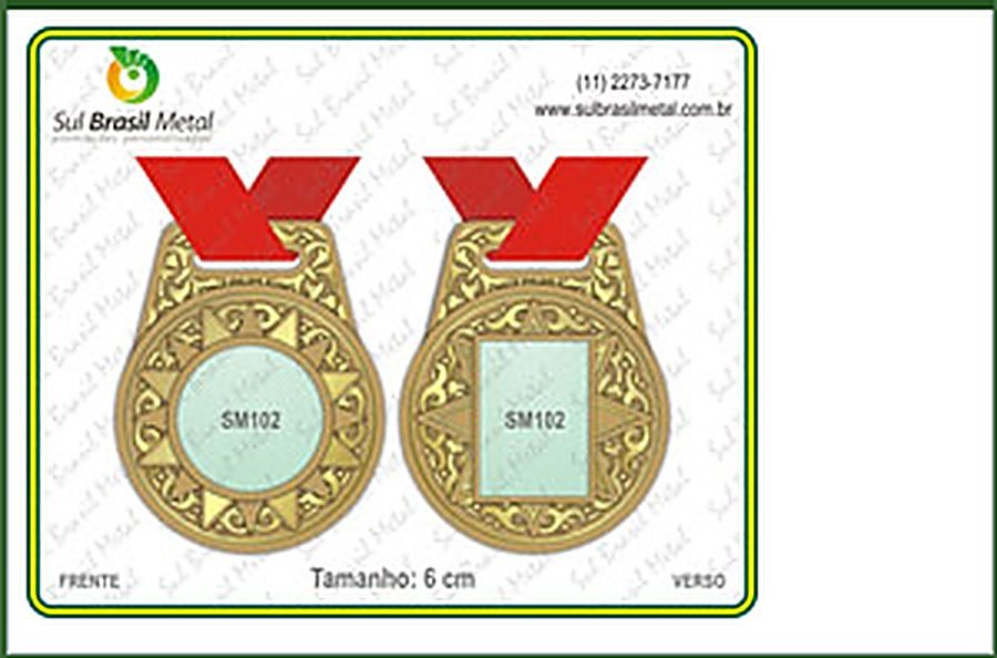 medalhas Sul Brasil Metal 1