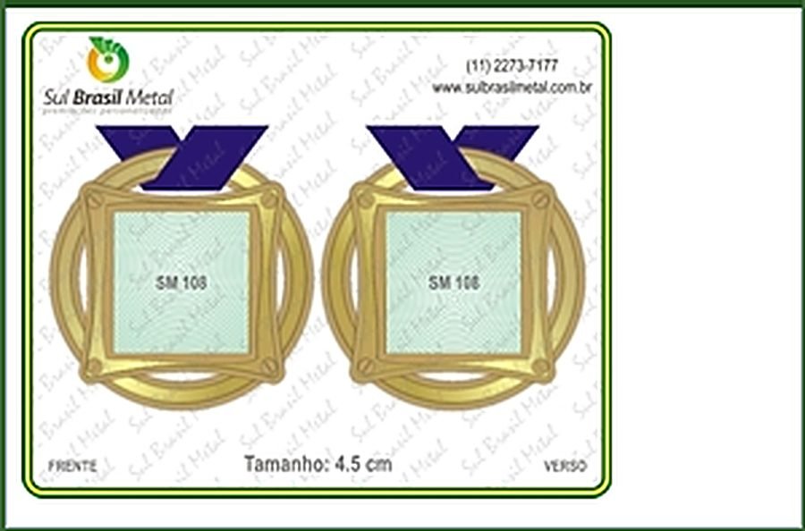 medalhas Sul Brasil Metal 4