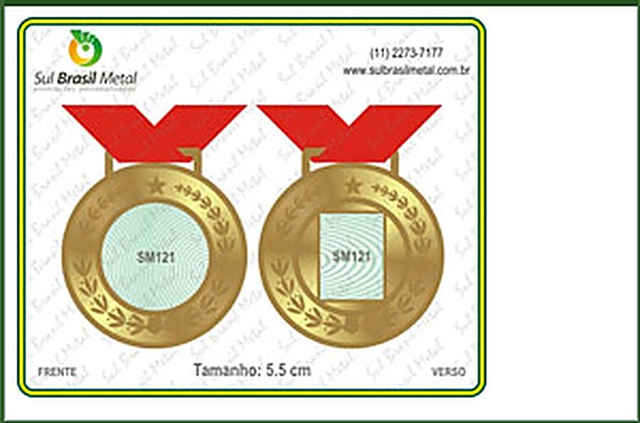 medalhas Sul Brasil Metal 12