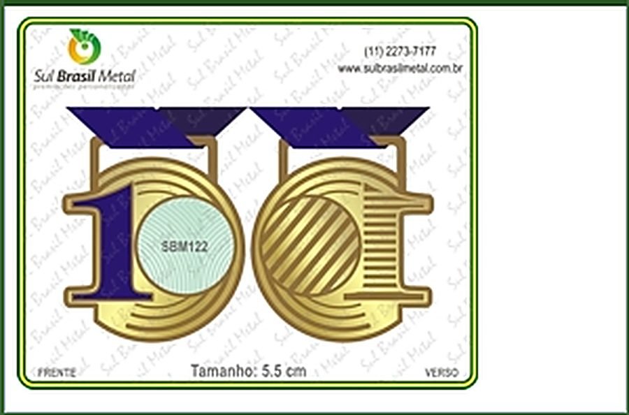medalhas Sul Brasil Metal 13