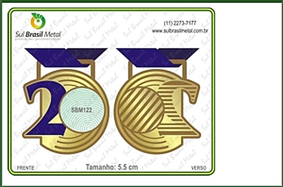 medalhas Sul Brasil Metal 14