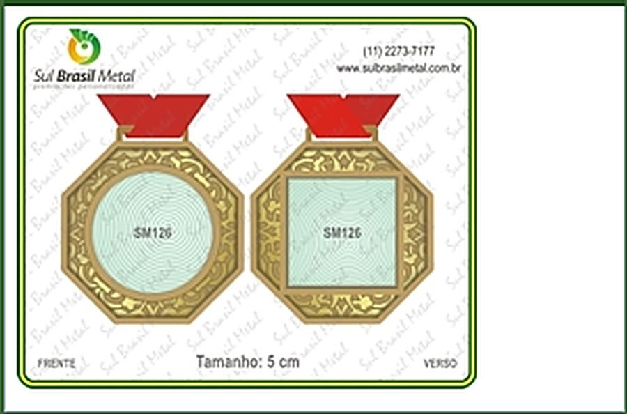 medalhas Sul Brasil Metal 19