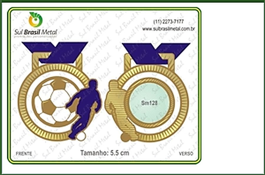medalhas Sul Brasil Metal 21