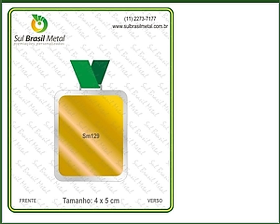 medalhas Sul Brasil Metal 22
