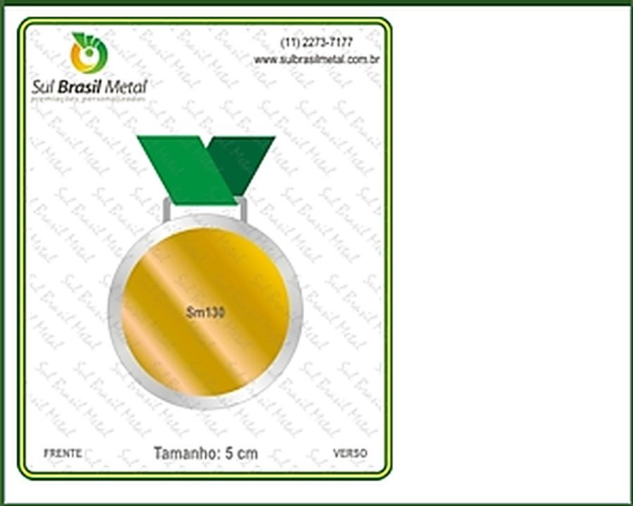 medalhas Sul Brasil Metal 23