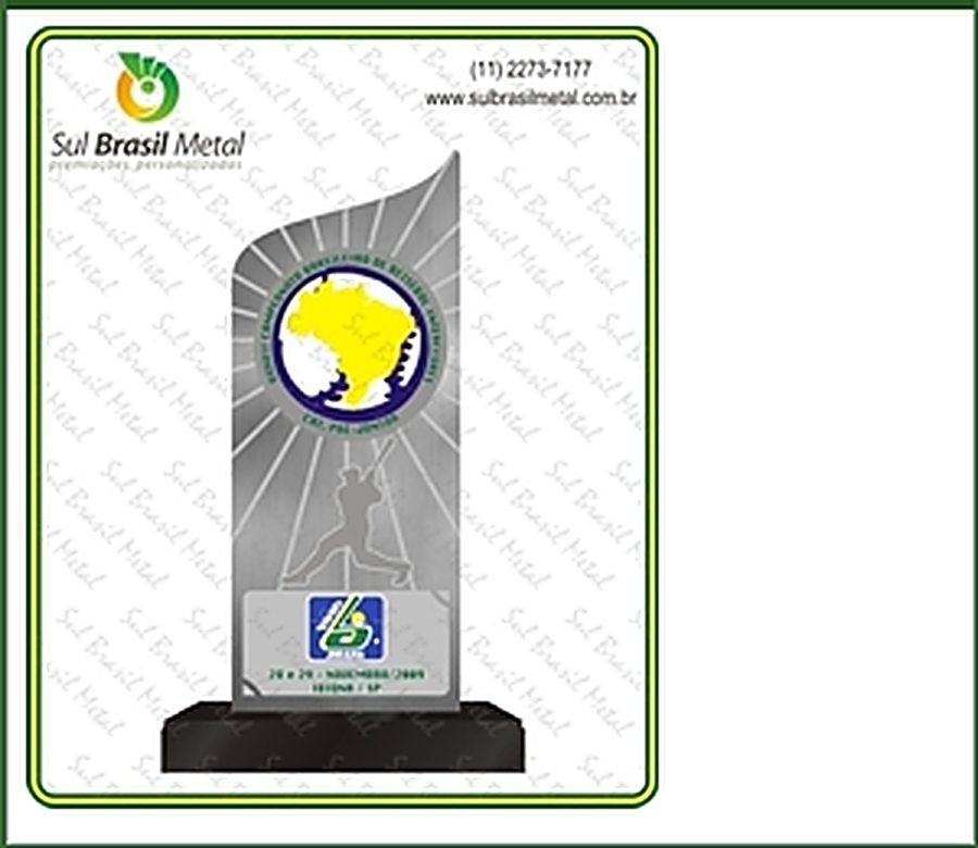 placas Sul Brasil Metal 3