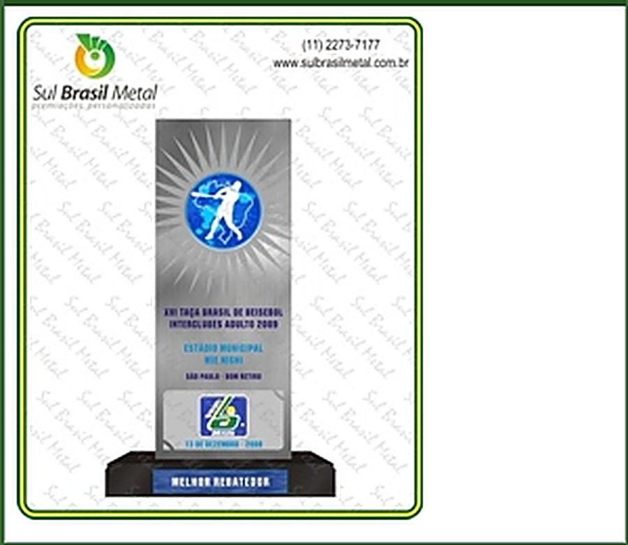 placas Sul Brasil Metal 6