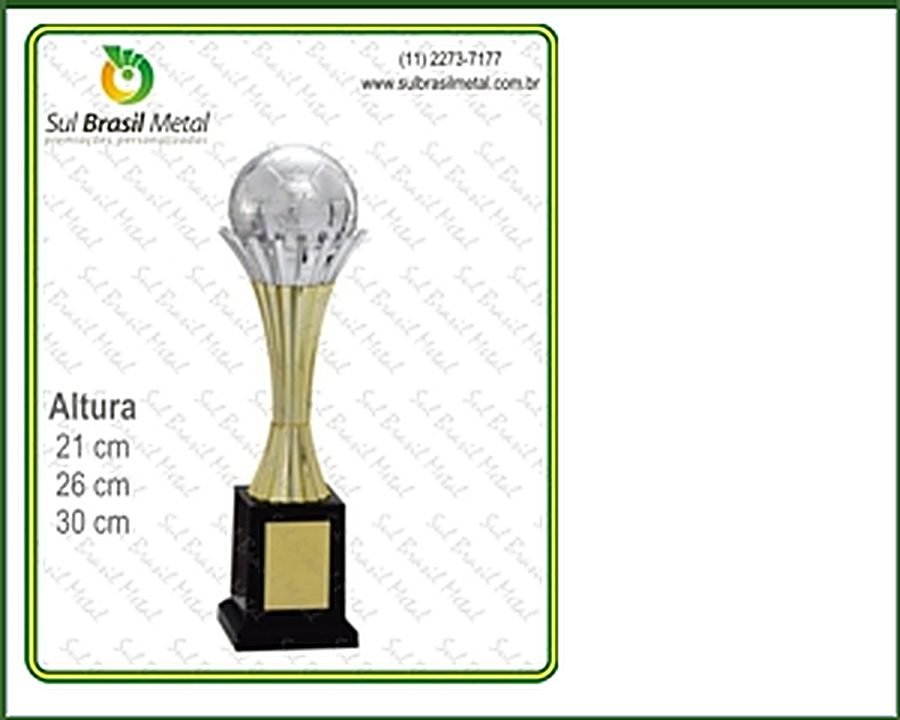 Troféu personalizado Sul Brasil Metal