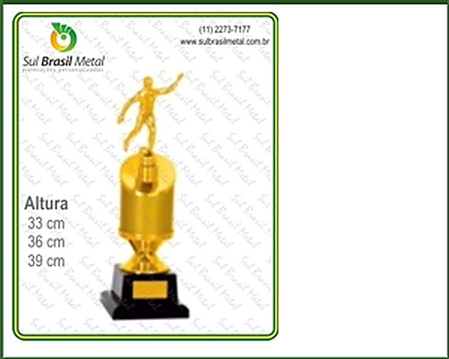 trofeus Sul Brasil Metal 9