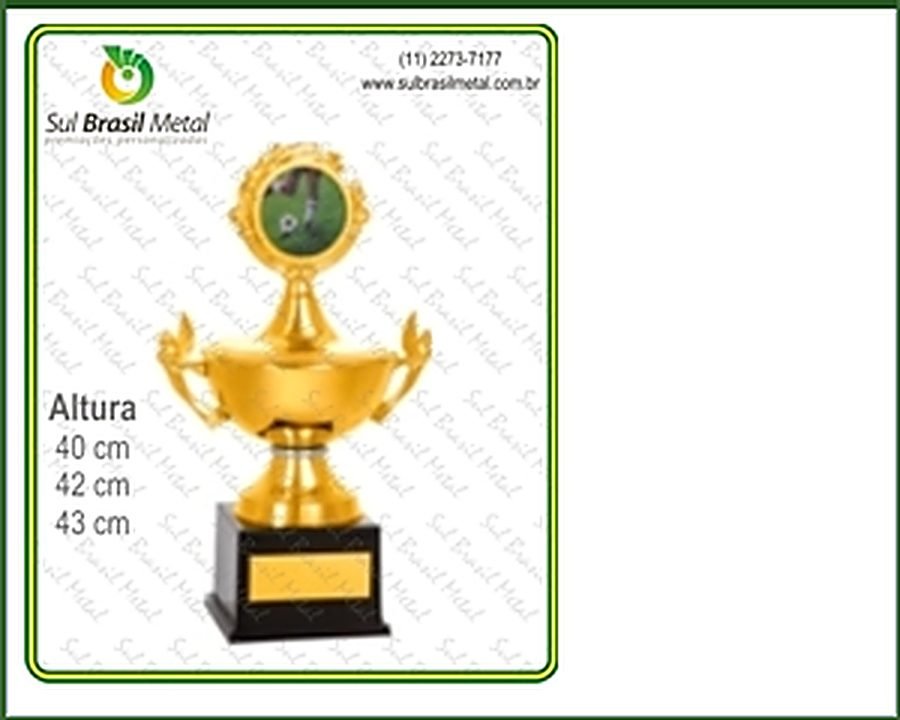 trofeus Sul Brasil Metal 10