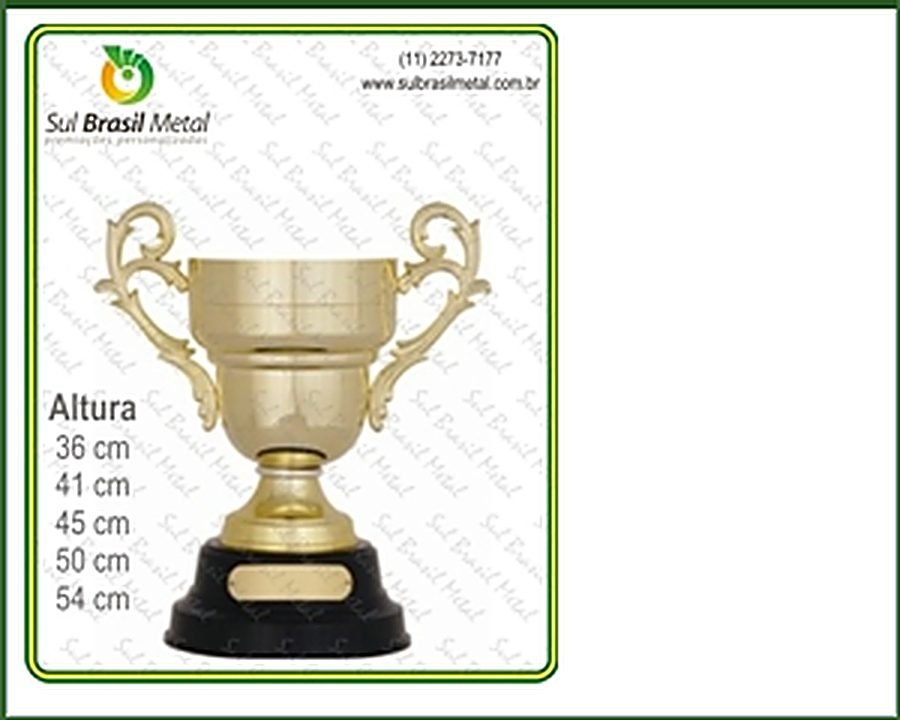 trofeus Sul Brasil Metal 22